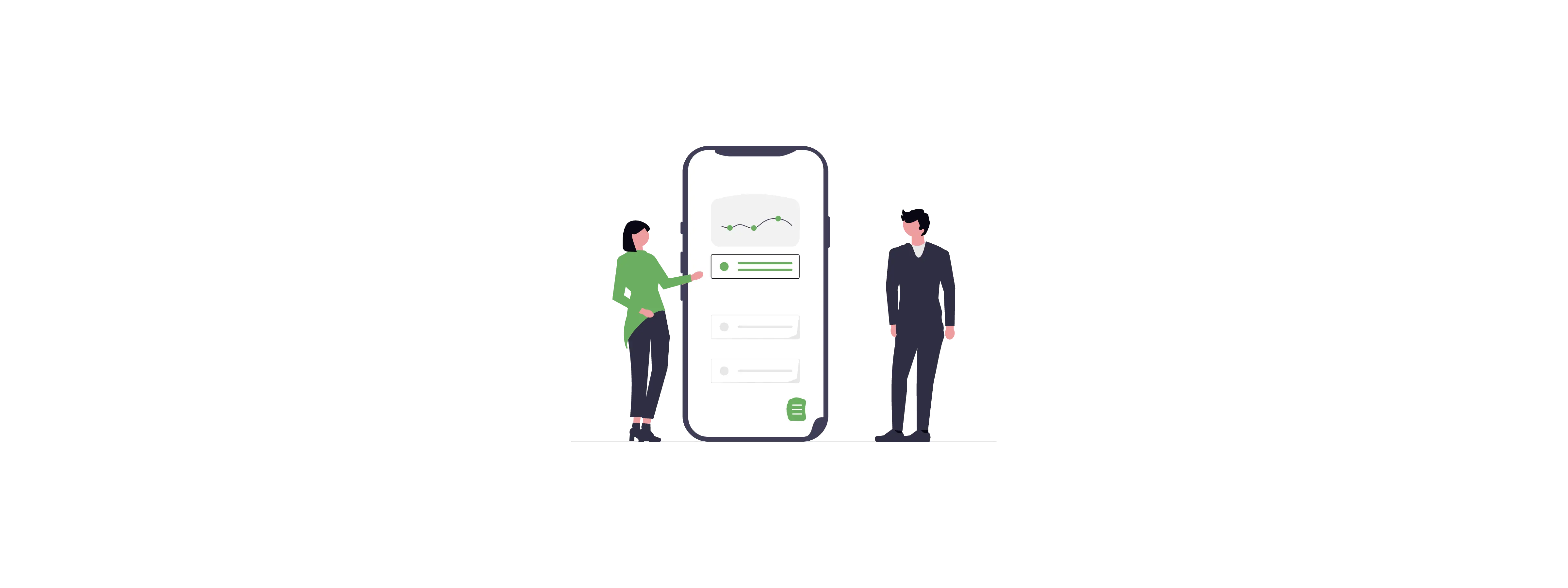 Icon representing digital business